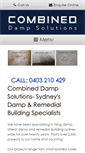 Mobile Screenshot of combineddampsolutions.com.au